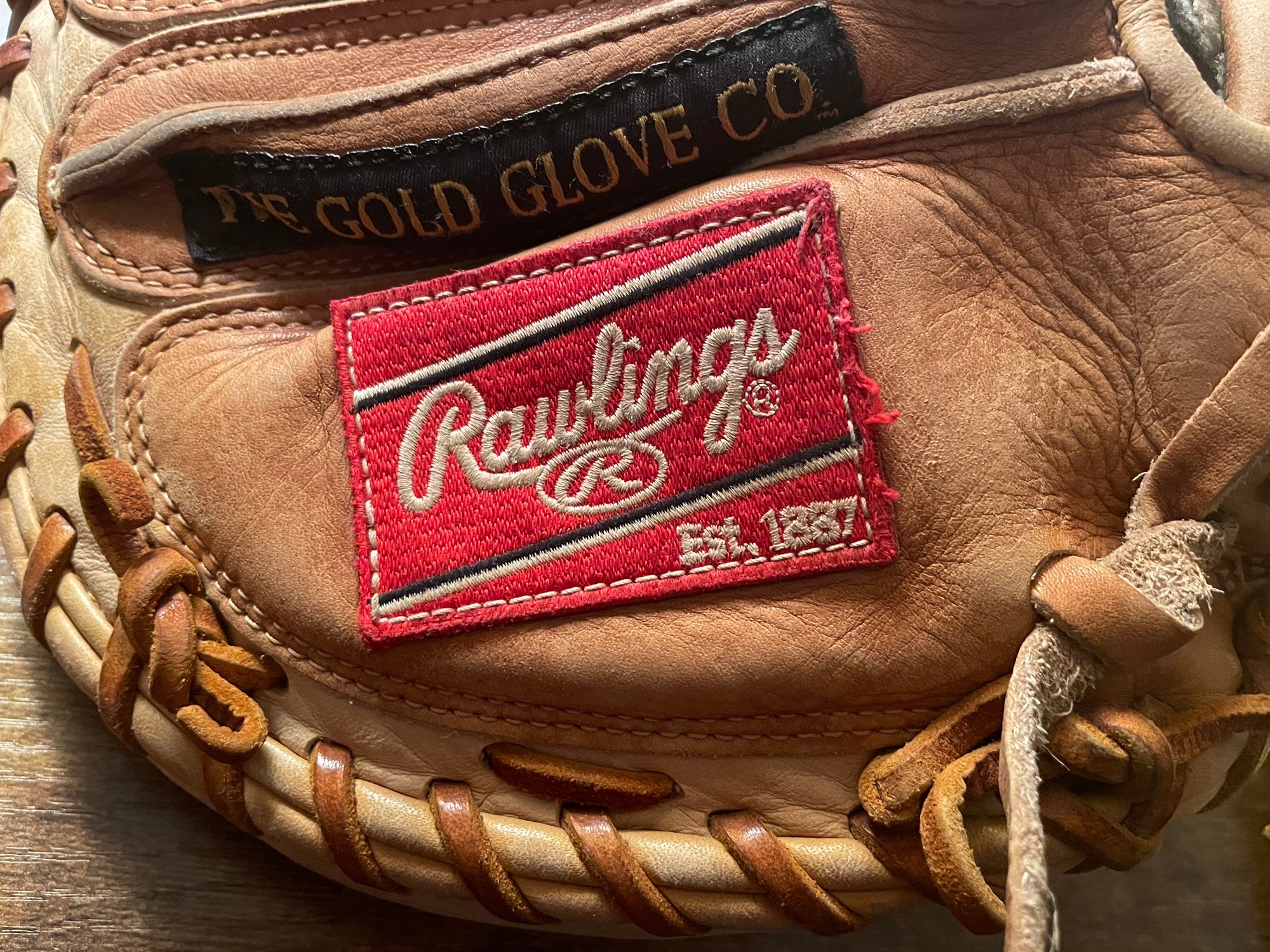 Rawlings GGCMPT Gold Labels Catchers Mitt Gold Glove Baseball RHT Black