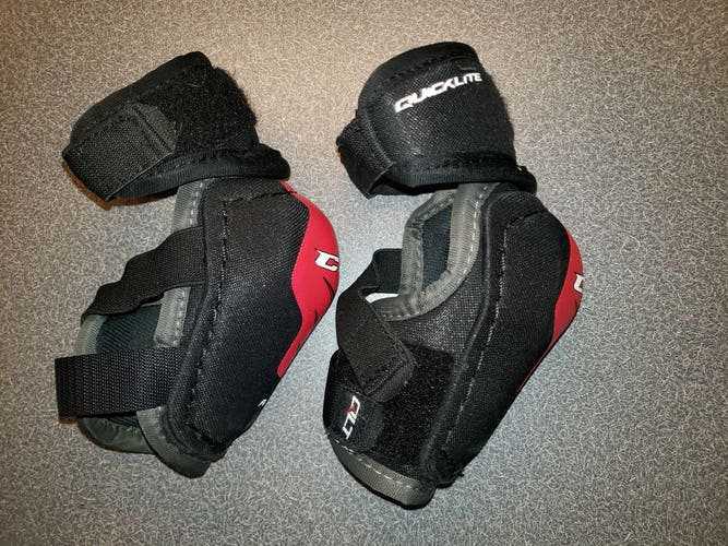 Used Large CCM QuickLite Elbow Pads