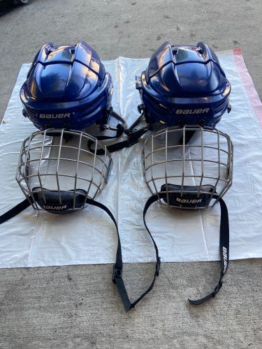 Used Small Bauer Pro Stock Concept 3 Helmet