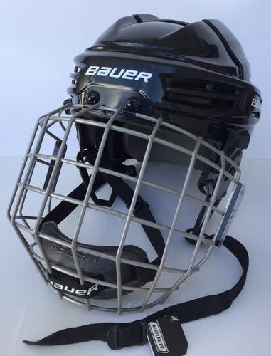 Like New Bauer small size helmet with shield