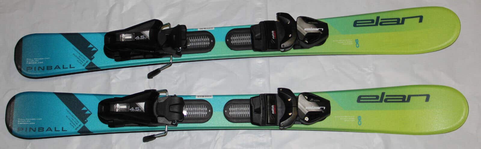 NEW 2024 Elan 90cm Pinball Kids skis with EL 4.5 GW size adjustable Bindings