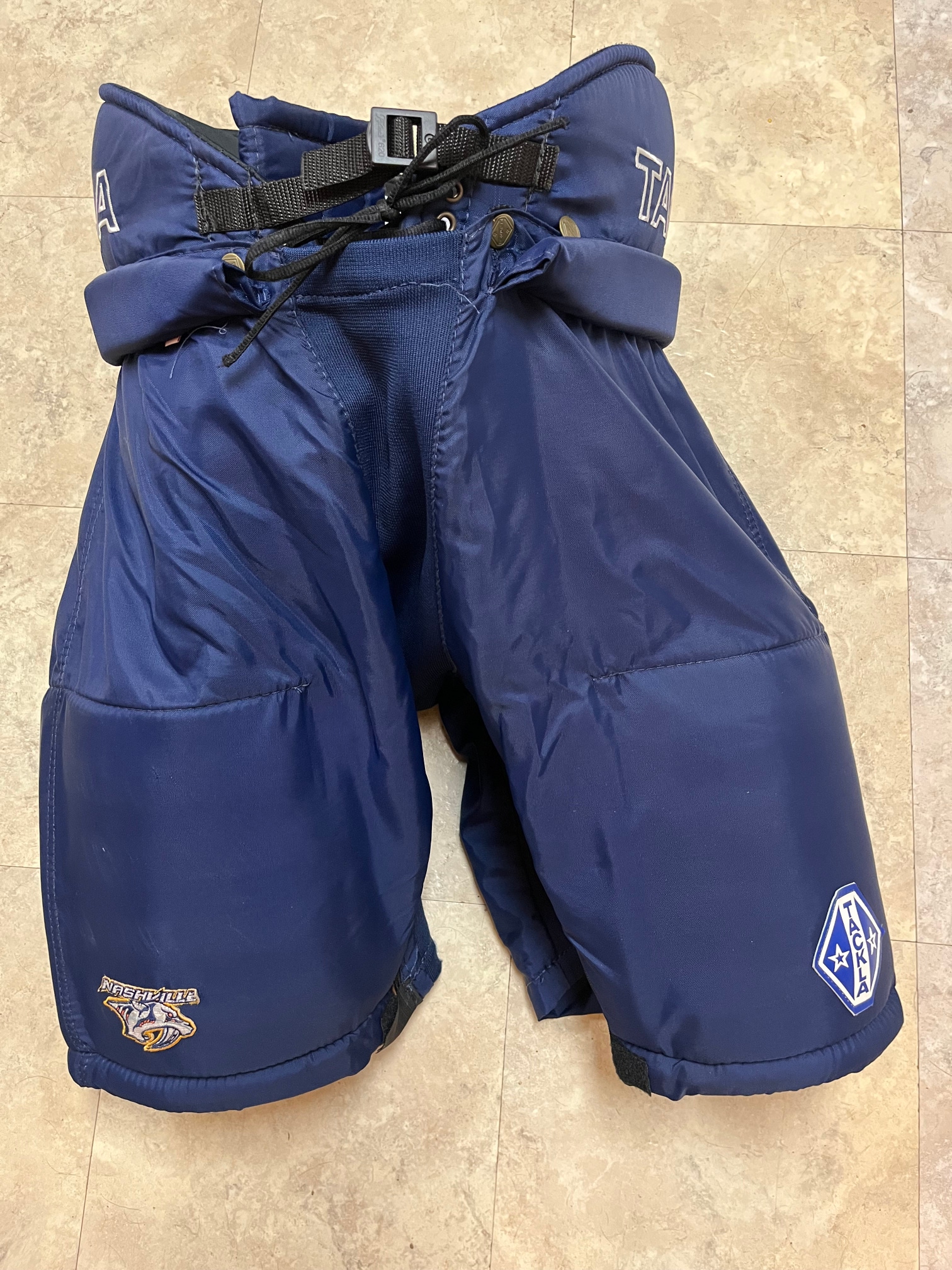 Tackla Pro Stock Nashville Predators Pants, size 54 (XL) used.