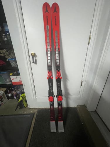 Used Unisex Atomic 183 cm Racing Redster G9 Skis With Bindings Max Din 16