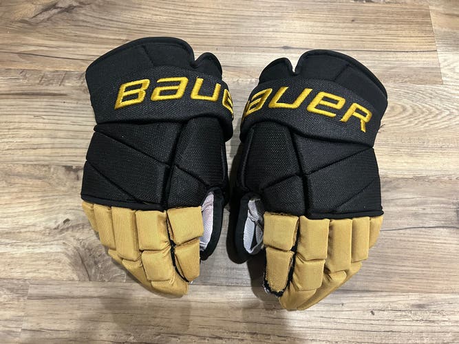 Bauer 14" Vapor 2X Pro Stock Hockey Gloves Las Vegas Golden Knights