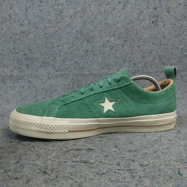 Converse One Star Pro Mens Shoes Size 11.5 Sneakers Suede Green