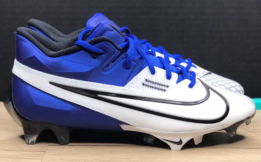 Nike Vapor Edge Elite 360 2 Royal Blue/ White DA5457-414 Football Cleats Men’s Sz 9