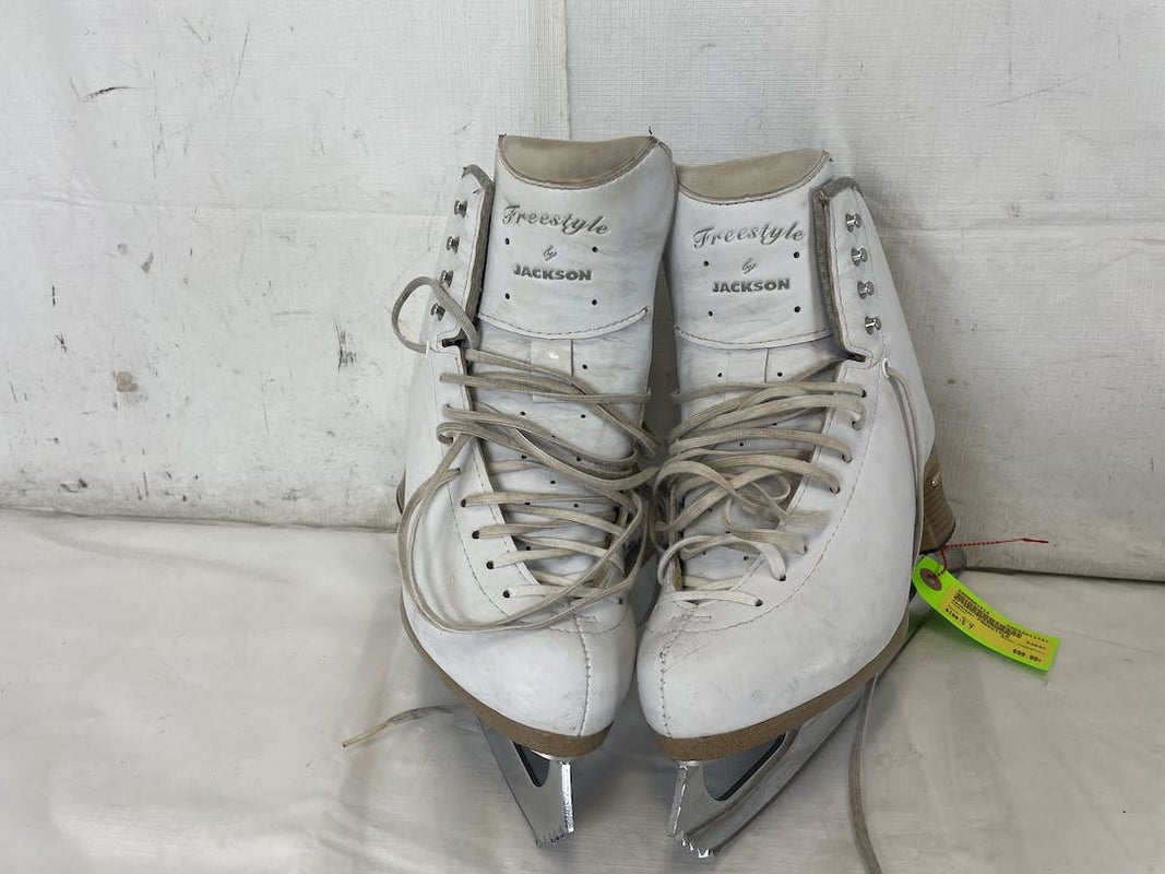 Used Gam Figure Skates Senior 7 B N Narrow Ice Skates Womens Figure