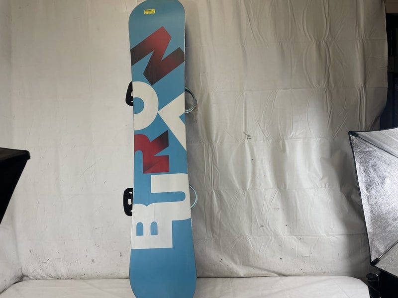 Used Burton Process 157 Cm Men s Snowboard Combo W Burton Mission