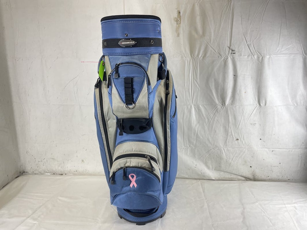 Used Bag Boy REVOLVER Organizer 14-Way Golf Cart Bag w/Rain Cover
