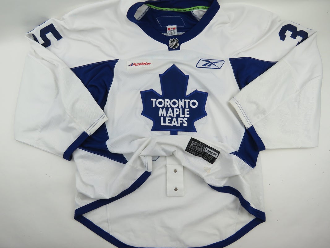 Toronto Maple Leafs Training Camp Authentic NHL Hockey Jersey Size 58 GOALIE #35 MacIntyre