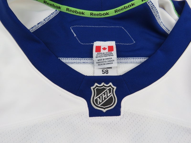 Toronto Maple Leafs Training Camp Authentic NHL Hockey Jersey Blue Size 58  GOALIE #35 MacIntyre