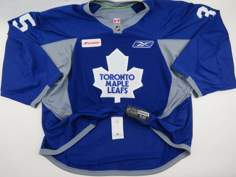 Game Issued Toronto Maple Leafs 2014 Winter Classic NHL Hockey Jersey 58+  GOALIE