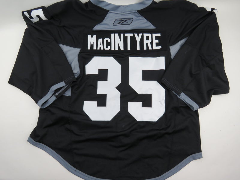 Toronto Maple Leafs Training Camp Authentic NHL Hockey Jersey Black Size 58  GOALIE #35 MacIntyre