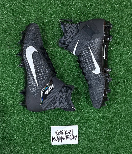 Nike Alpha Menace Elite 2 Flyknit Football Cleats Black  display picture 3