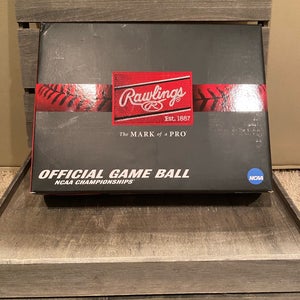 Rawlings NCAA Authentic Game Baseballs - Case of 12 - New in box in wrapper