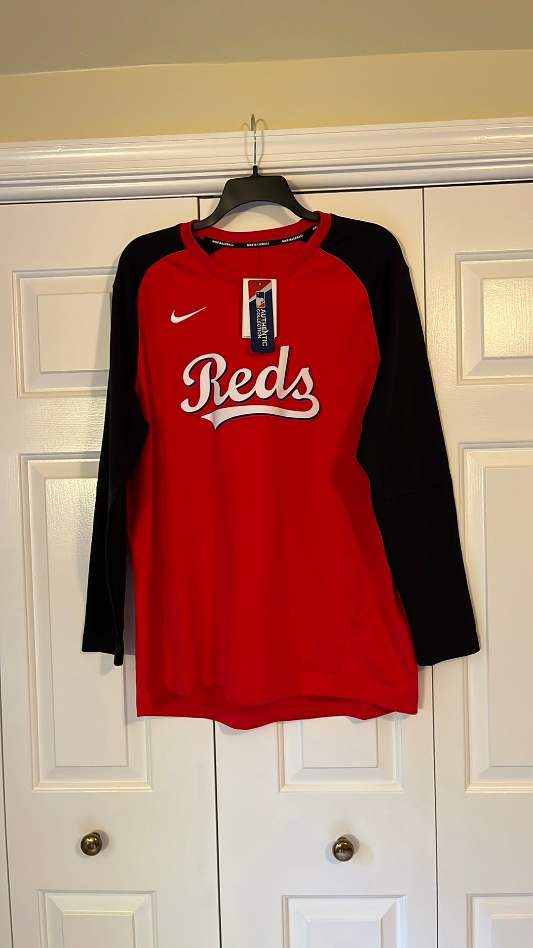 Nike Men's Nike Scarlet Cincinnati Reds Alternate Authentic Team
