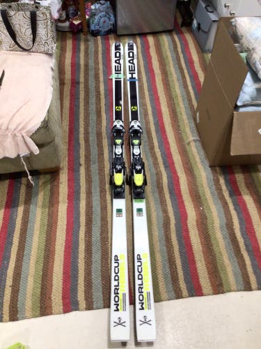 Head Super G WC Race Skis 213r45 iSG