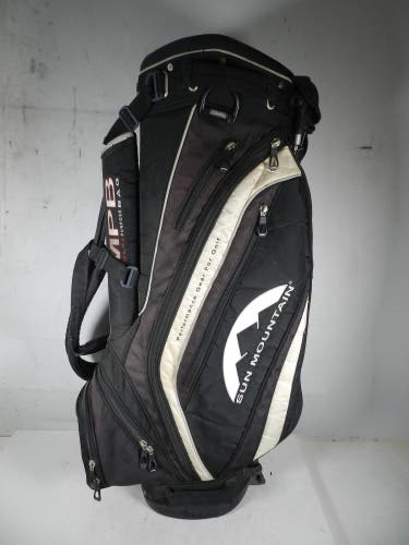 Sun Mountain MPB Multipurpose Bag Black Golf Stand / Cart Bag 14 Way Divider