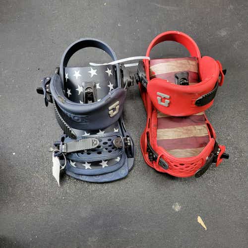 Used Union Super Force Md Men's Snowboard Bindings