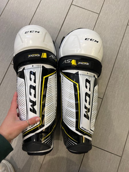 Used CCM Super Tacks AS1 Shin Pads