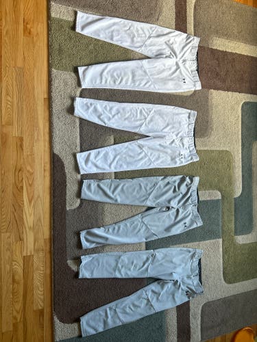 4 Under Armour Youth XL Baseball pants