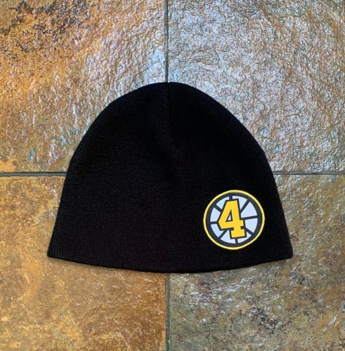 Boston Bruins Bobby Orr Hall of Fame #4 Spoked Winter Hat