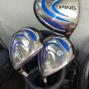Ladies Ping G5 Driver + woods