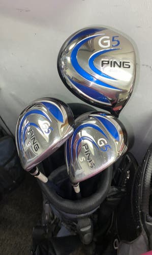 Ladies Ping G5 Driver + woods
