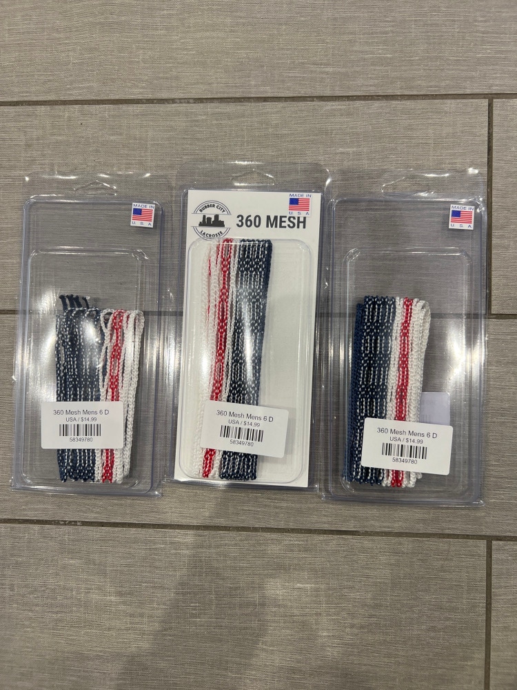 New Men's Rubber City Stringing Supplies (3 Pack)