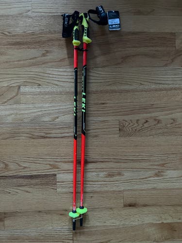 Used 38in (95cm) Leki World Cup Lite SL Ski Poles