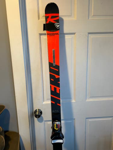 Rossignol 182 cm Racing Hero Athlete GS Skis With Look Bindings-Max Din 12