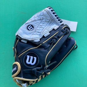 Used Wilson A500 Right Hand Throw Infield Softball Glove 12.5"