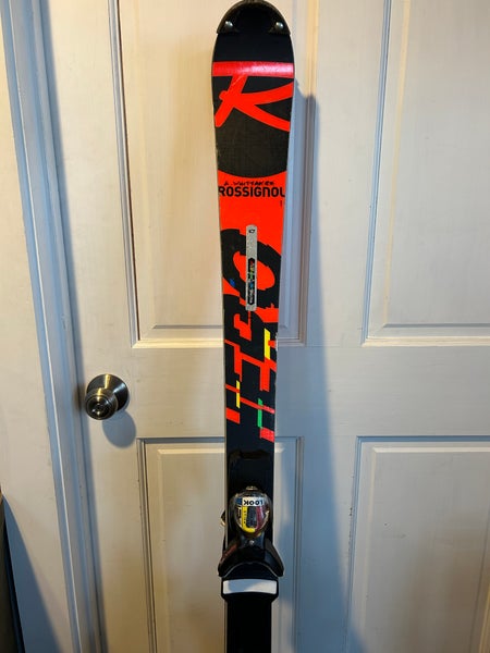 Rossignol 150 cm Racing Hero Athlete SL Skis With Look Bindings Max Din 12
