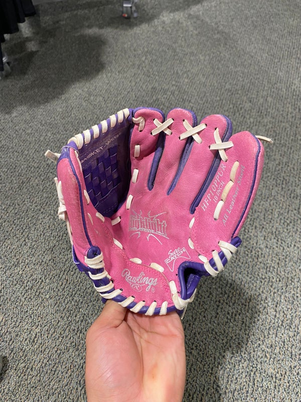 Used Rawlings Highlight Series Right Hand Throw Baseball Glove 10"