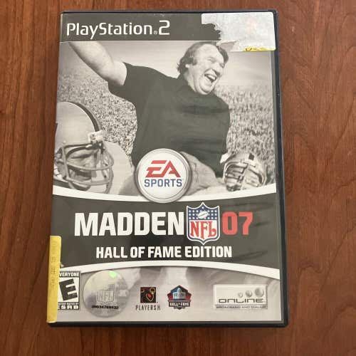Madden NFL 07: Hall of Fame Edition (Sony PlayStation 2, 2006, PS2)