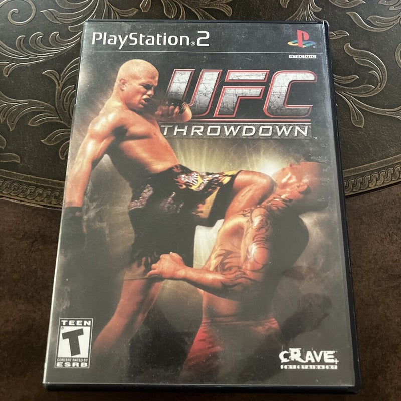 UFC: Throwdown (Sony PlayStation 2, 2002) - W/ Manual - Tested
