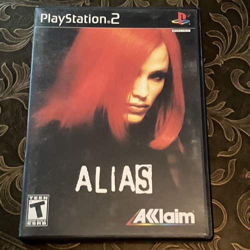 Alias (Playstation 2 PS2 Game) Complete w/ Manual - Tested + memory pack