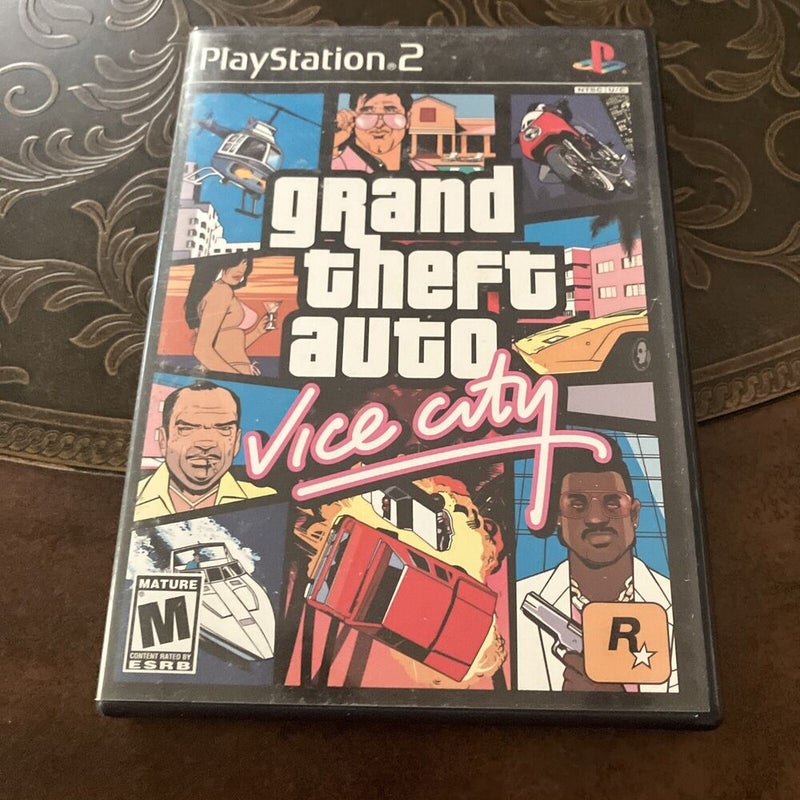 Grand Theft Auto: Vice City (PlayStation 2, 2002) Complete w/ Map - Tested