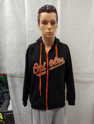 Baltimore Orioles Full Zip SGA Hooded Jacket M MLB