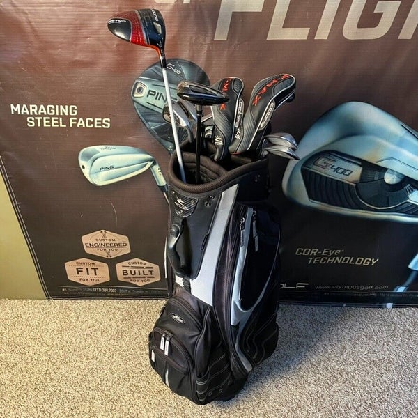 RH Mens Cobra FMAX SuperLite Golf Club Complete Set With Cobra Bag