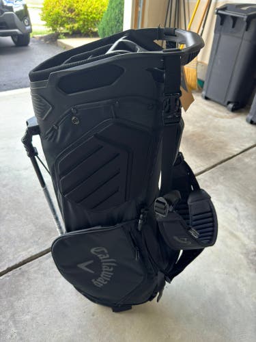 Callaway Fairway 14-Way Stand Carry Golf Bag Black New w/ Tags