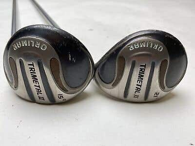 Orlimar Trimetal II CT-801 3 & 7 Fairway Wood Set 15* 21* 75g Regular Mens RH