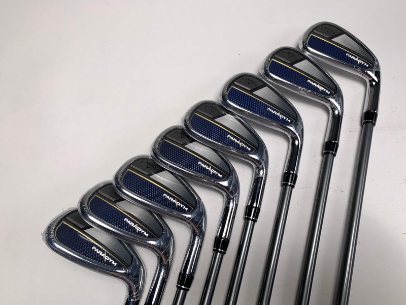 Callaway Paradym Iron Set 5-PW+AW+GW Project X HZRDUS 5.5 Reg Graphite RH NEW