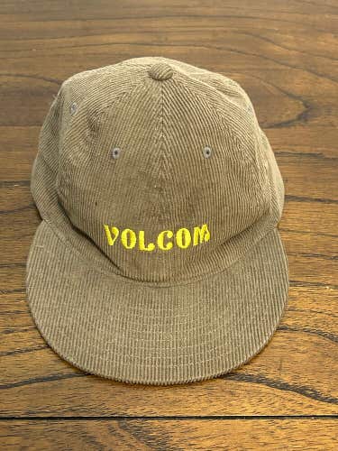 Genuine Original OEM Volcom Skateboard Gus Cord Corduroy Hat Unisex One Size