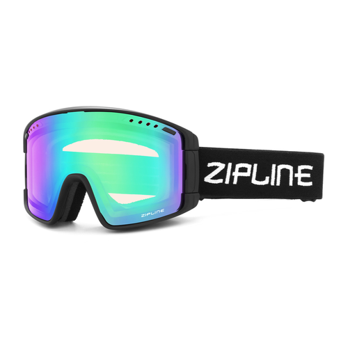 New ZiplineSki 'KLIK' Goggles - Black Frame - Pink Paradise Lens