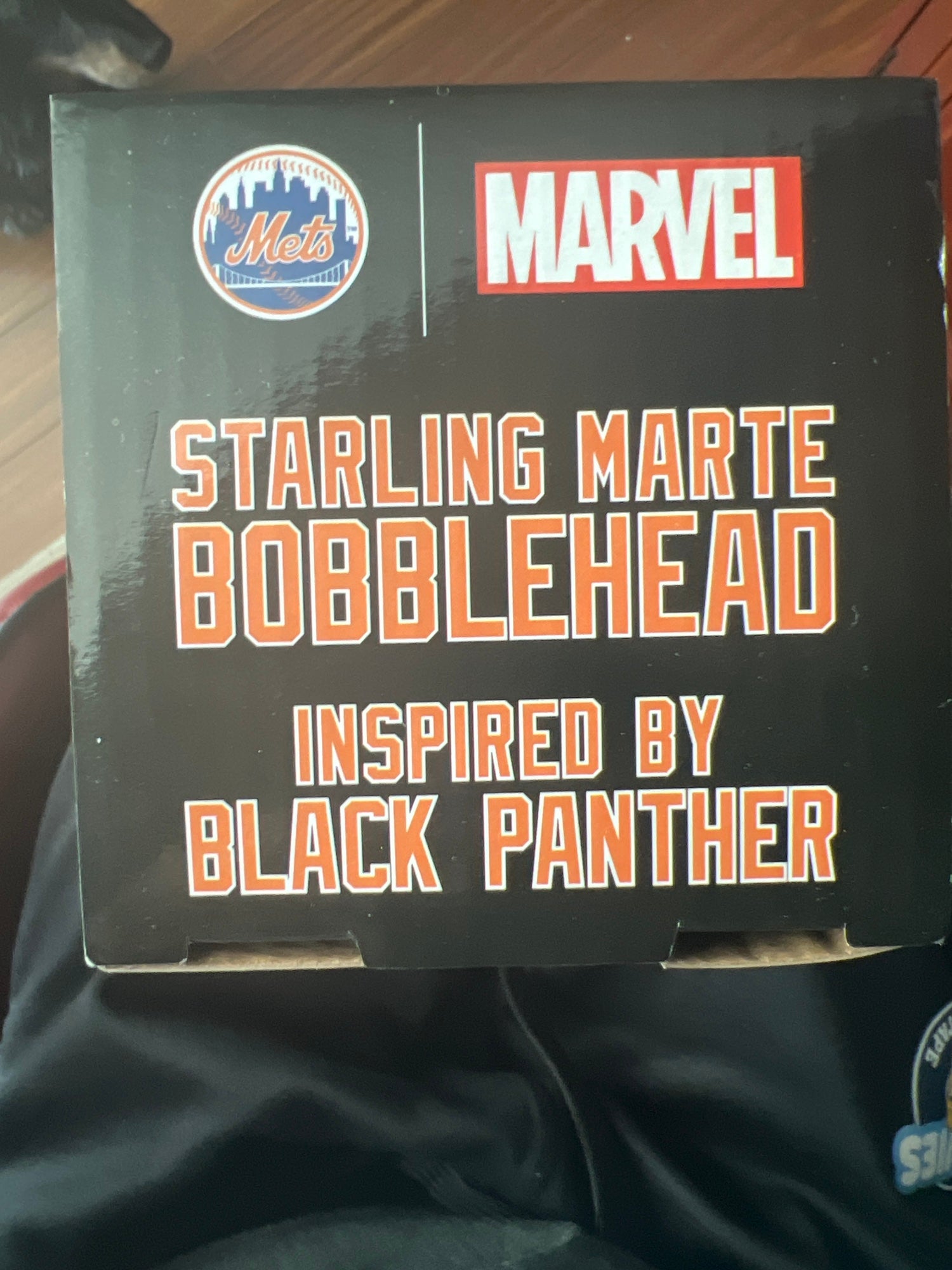 New York Mets Starling Marte MLB Black Panther Bobblehead 2023 