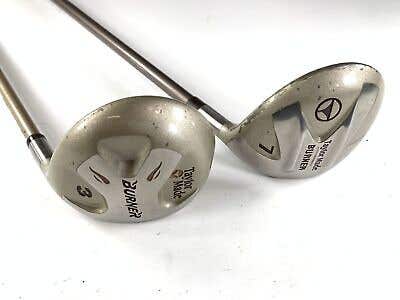 Taylormade 1994 Burner 3 & 7 Fairway Wood Set 15* 21* Ladies Graphite Womens RH