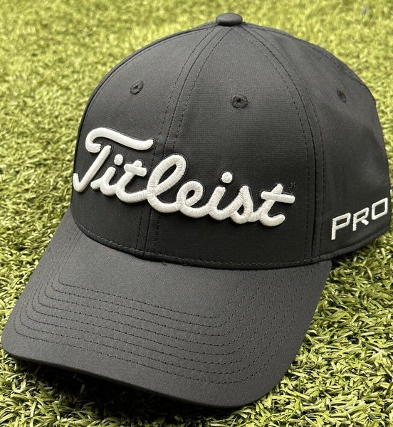 Titleist Tour Performance Adjustable Golf Hat Cap Black One Size New #80208