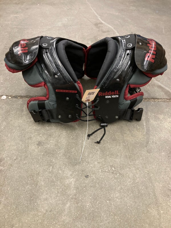 Used Medium Riddell Rival Youth Shoulder Pads