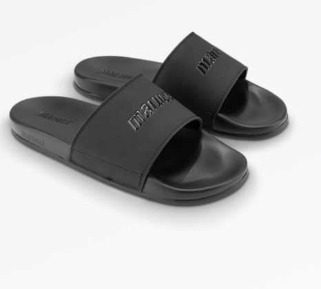 Black Unisex Size 5.0 (Women's 6.0) Marucci Sandals